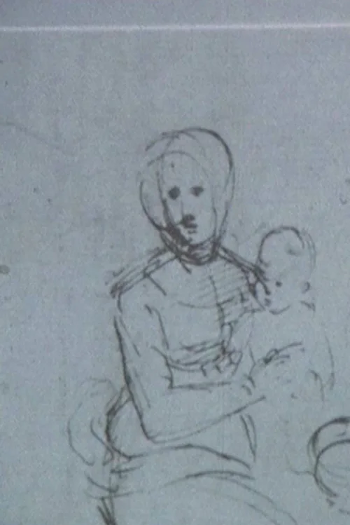 素描中的拉斐尔